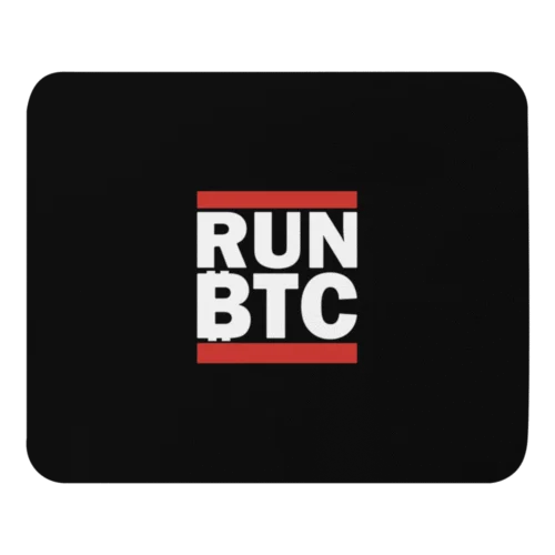 RUN BTC Mouse Pad
