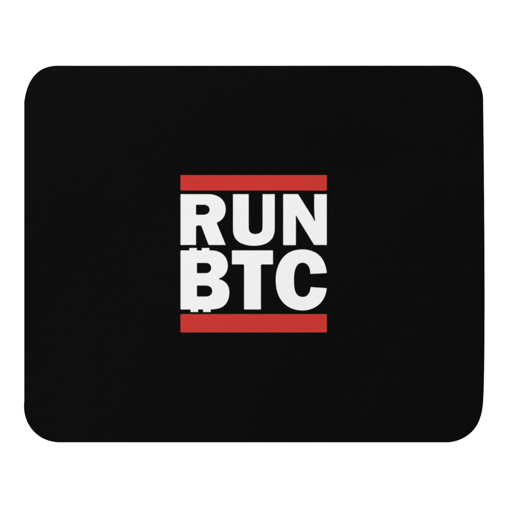 RUN BTC Mouse Pad