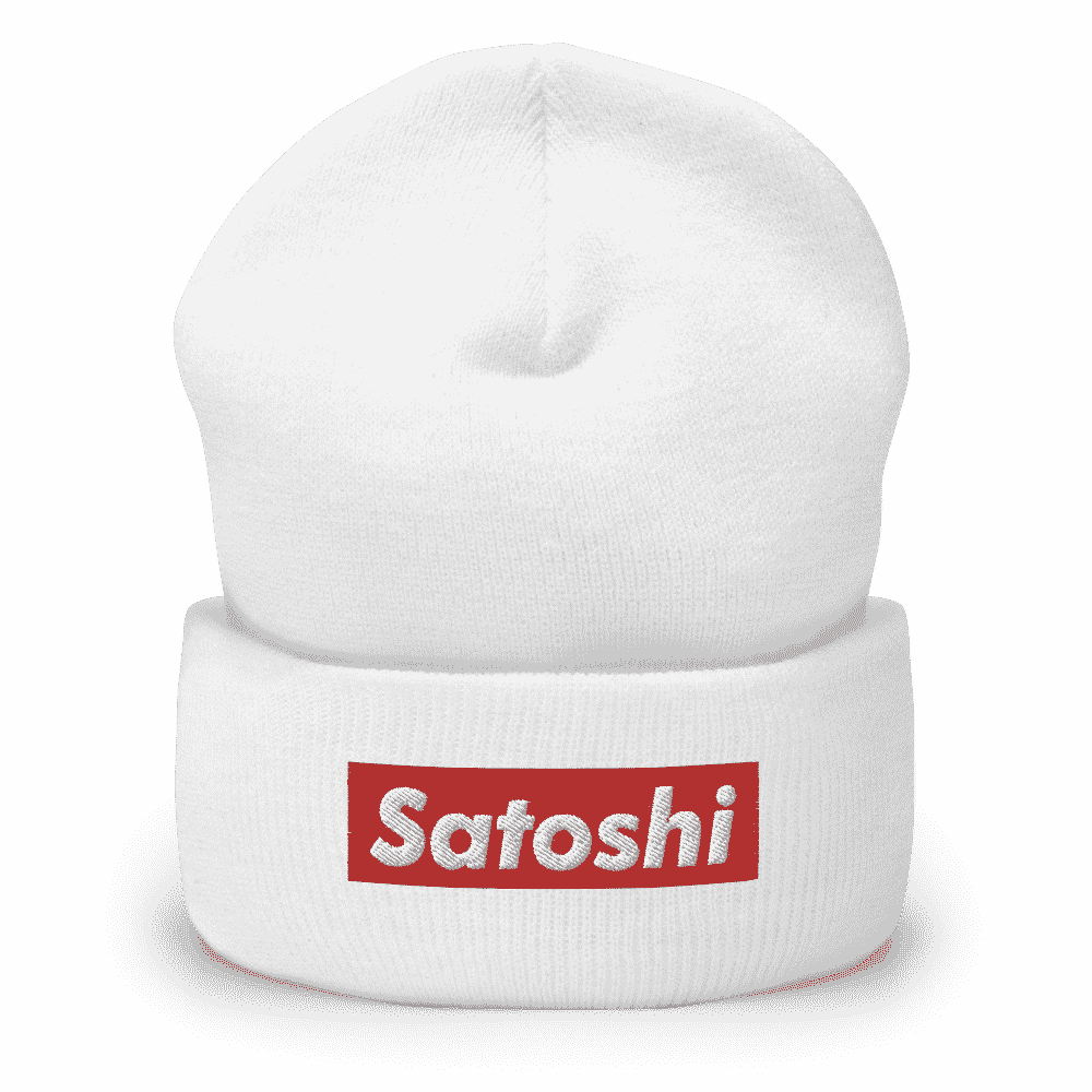 Satoshi (Red) Cuffed Beanie