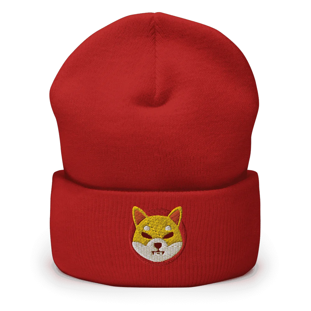 Shiba Inu (SHIB) Cuffed Beanie - Image 3