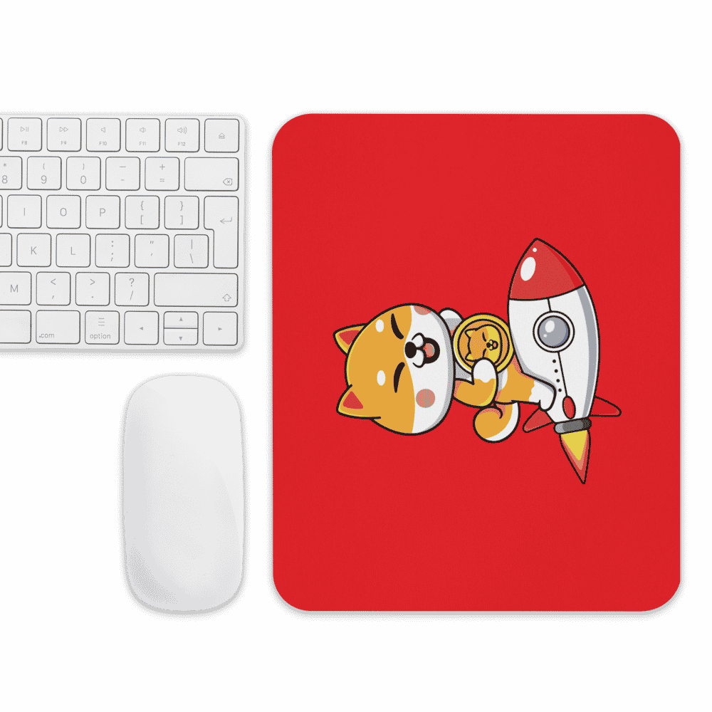 Shiba Inu To The Moon Mouse Pad