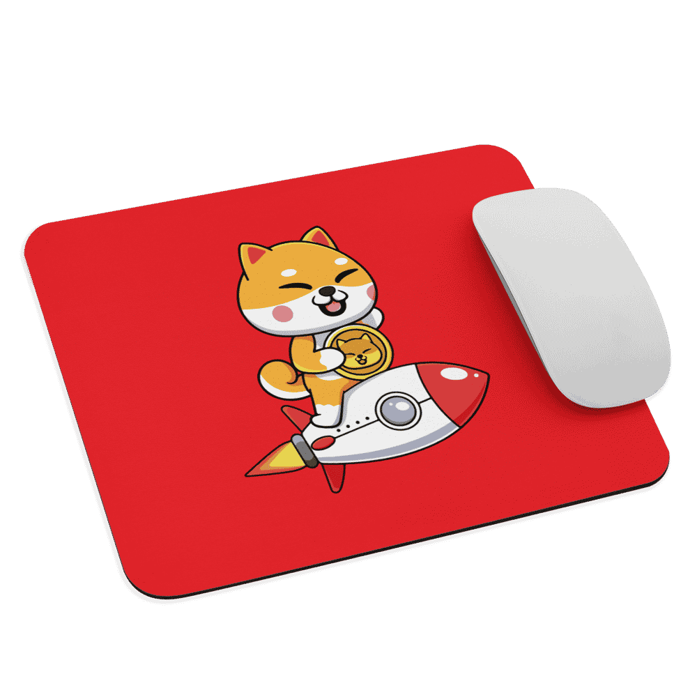 Shiba Inu to the Moon Mouse Pad