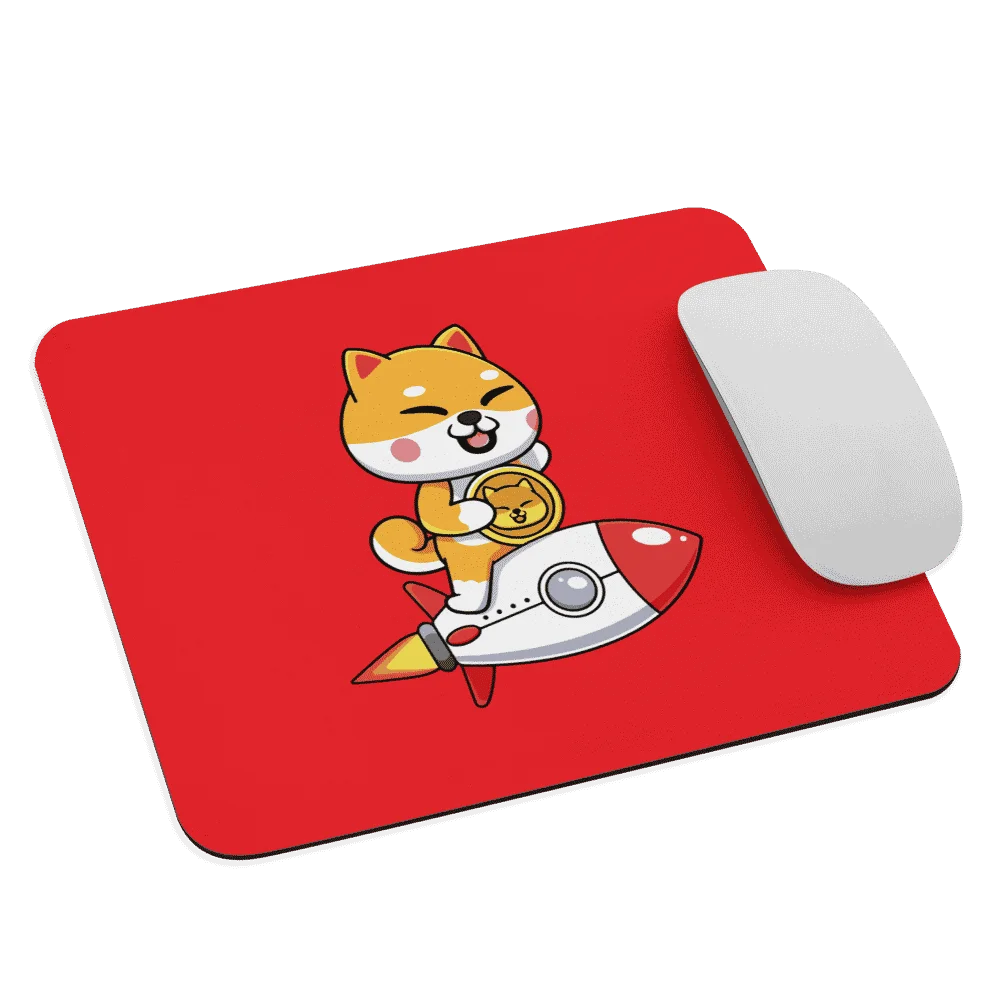 Shiba Inu to the Moon Mouse Pad - Image 3