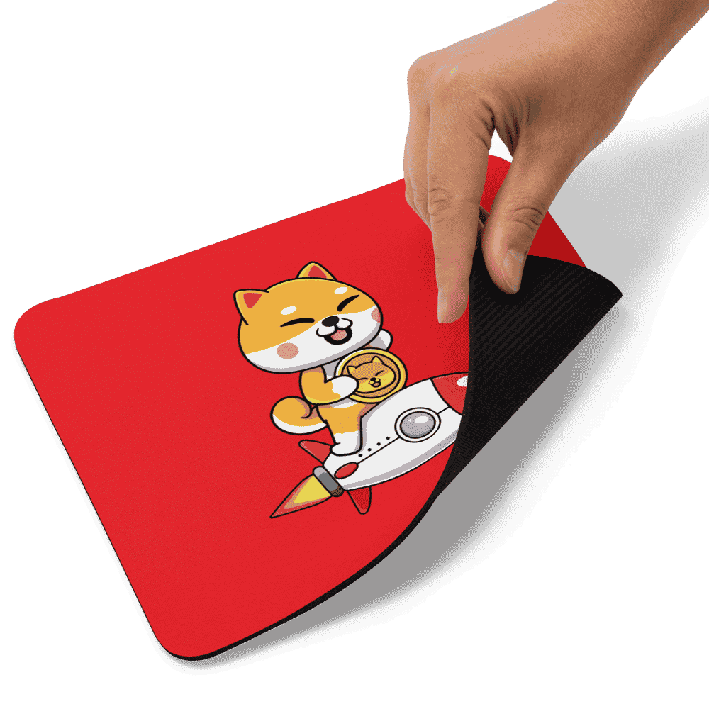 Shiba Inu to the Moon Mouse Pad