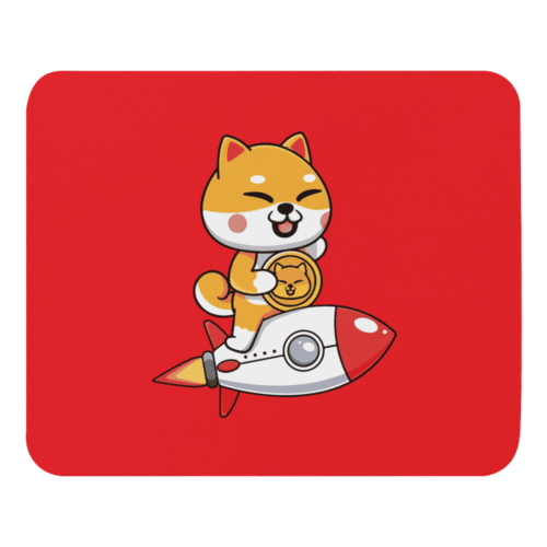 Shiba Inu to the Moon Mouse Pad
