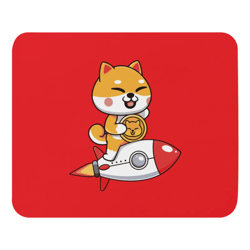 Shiba Inu to the Moon Mouse Pad