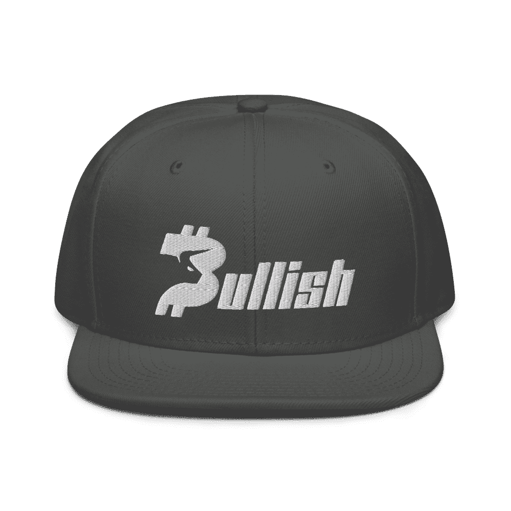 snapback charcoal gray front 618283d787132 - Bullish Snapback Hat