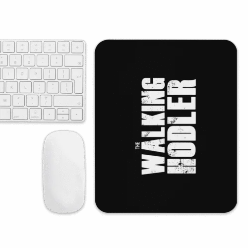 The Walking Hodler Mouse Pad
