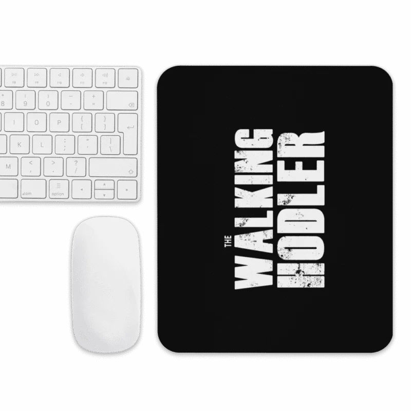 The Walking Hodler Mouse Pad