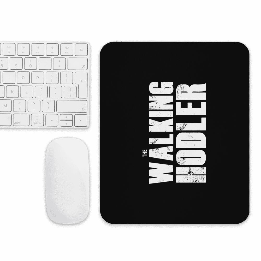 The Walking Hodler Mouse Pad