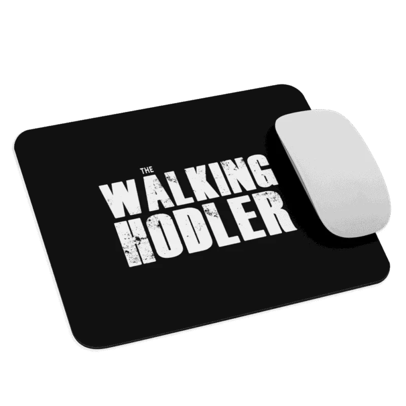 The Walking Hodler Mouse Pad
