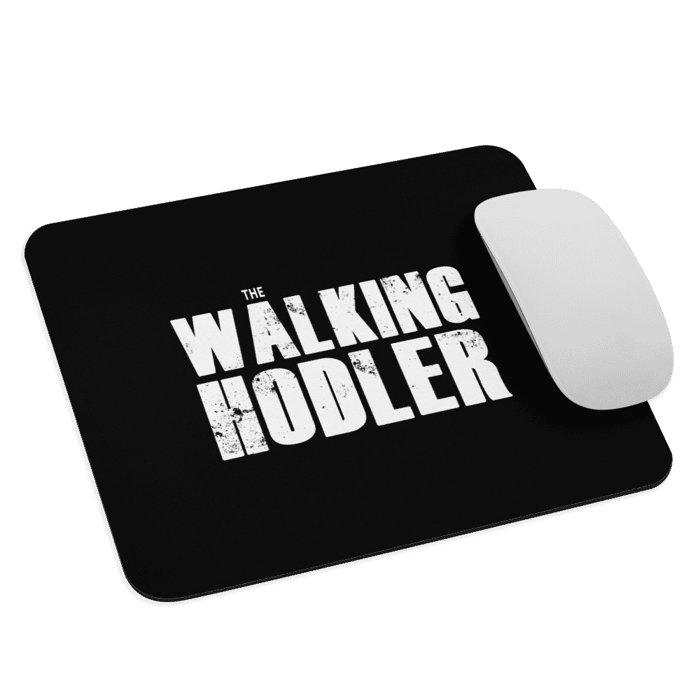 The Walking Hodler Mouse Pad
