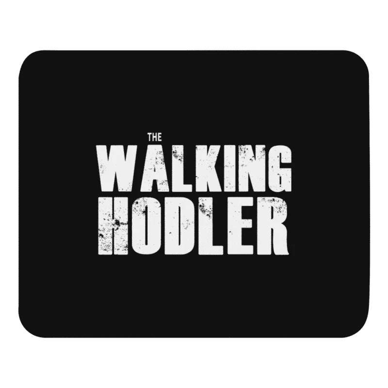 The Walking Hodler Mouse Pad