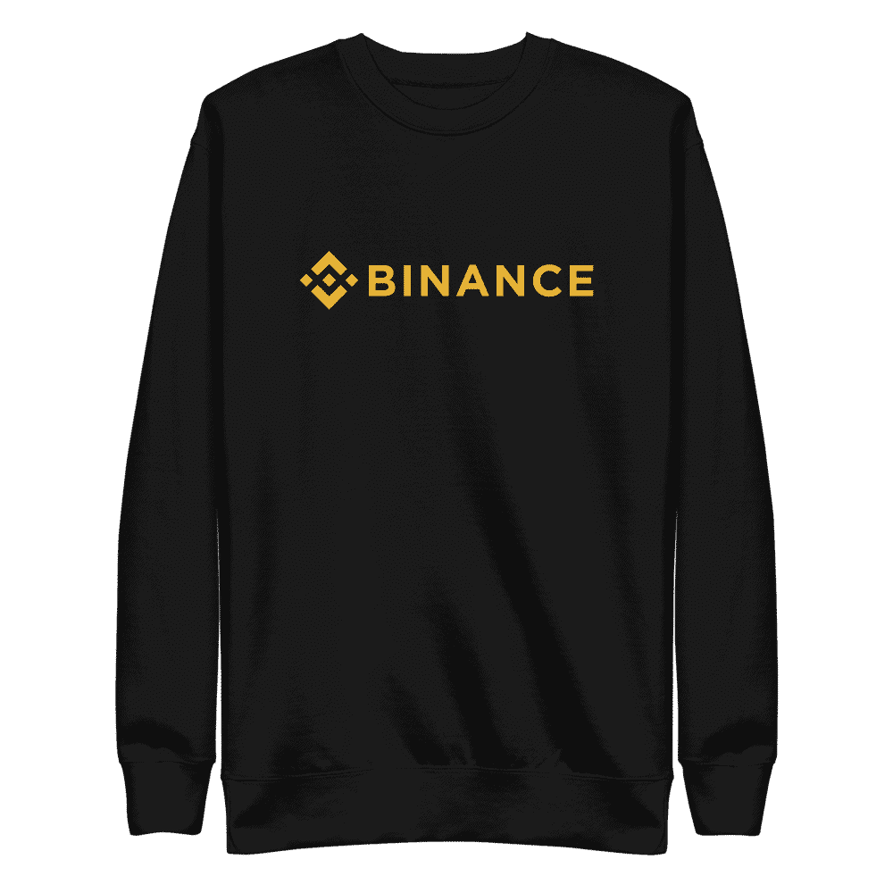 unisex fleece pullover black front 618308ec4021c - Binance Sweatshirt