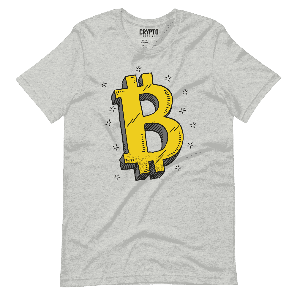 unisex staple t shirt athletic heather front 61953d60d1b67 - Bitcoin Sketch T-Shirt