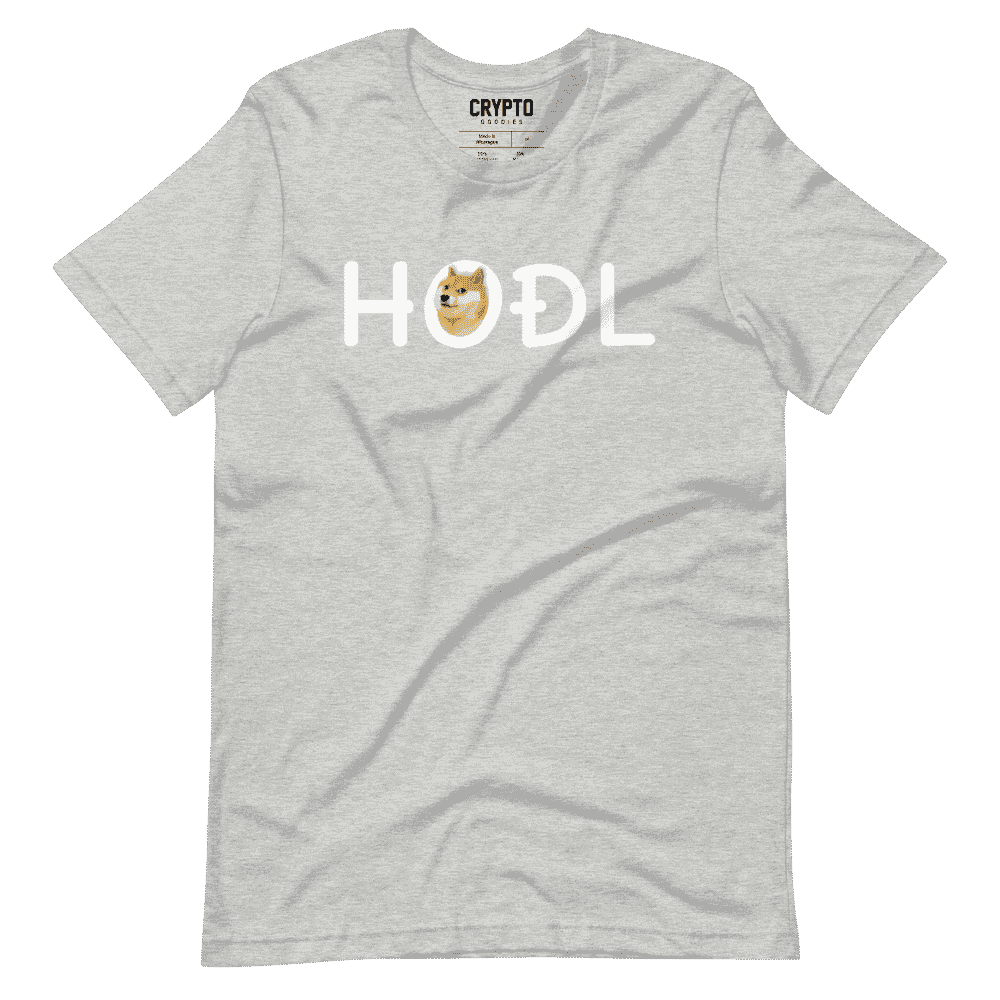 unisex staple t shirt athletic heather front 61956b99112b0 - Doge HODL T-Shirt