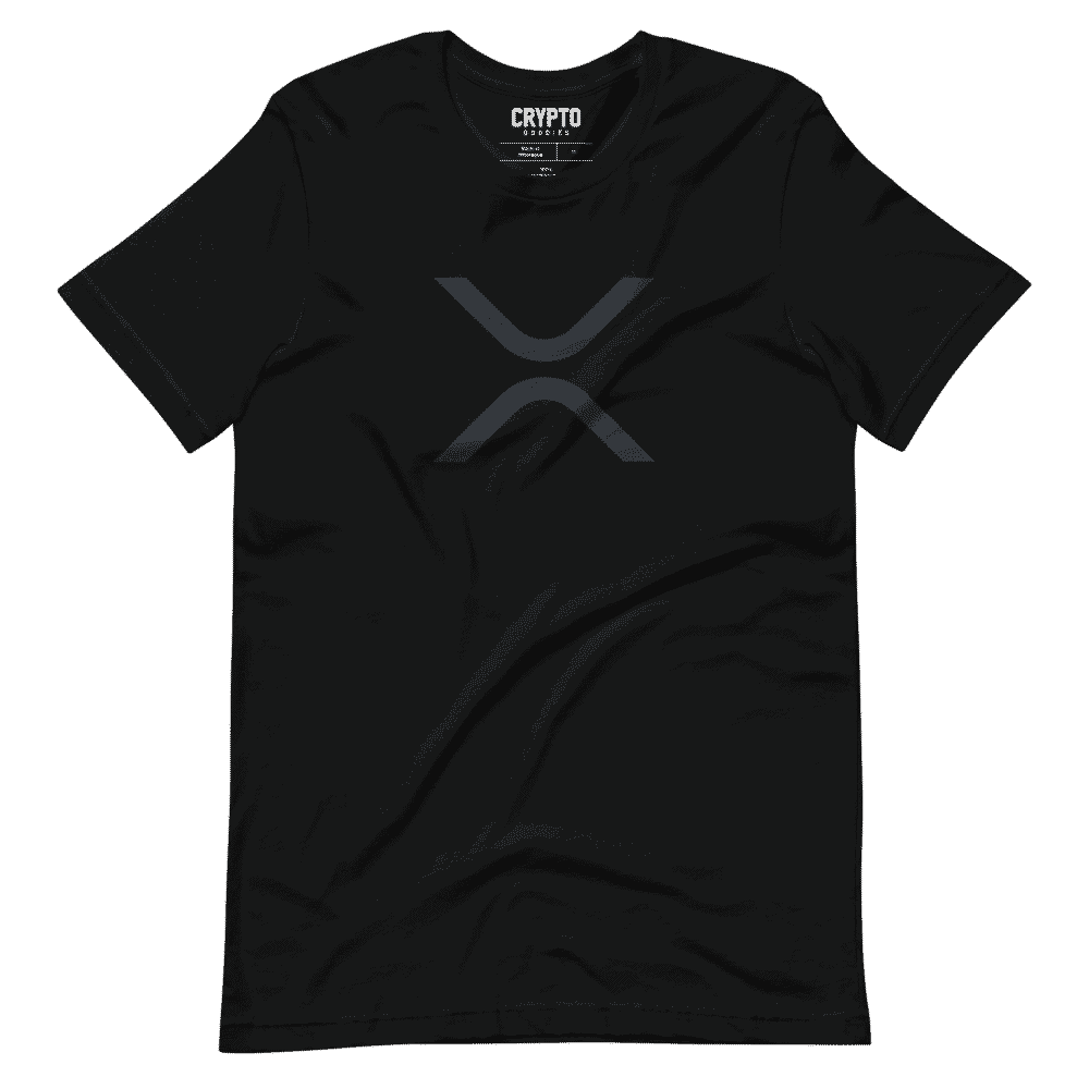 unisex staple t shirt black front 6195321a9238f - XRP (Ripple) Cryptocurrency Symbol T-Shirt