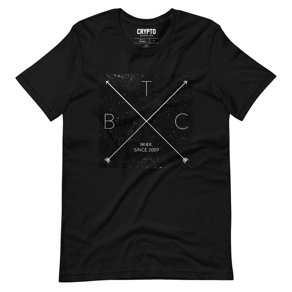 unisex staple t shirt black front 619548d902a7d - BTC HODL Since 2009 T-Shirt