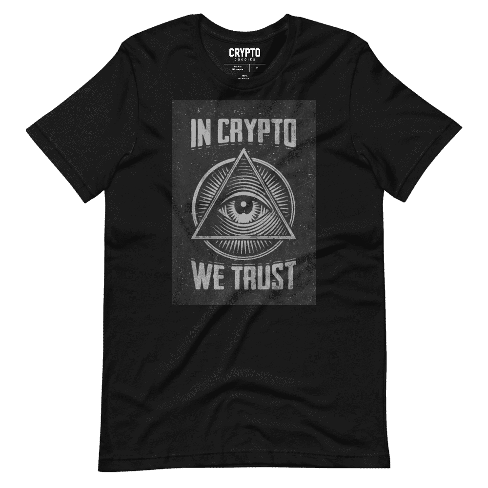 unisex staple t shirt black front 619549839e2e7 - In Crypto We Trust T-Shirt