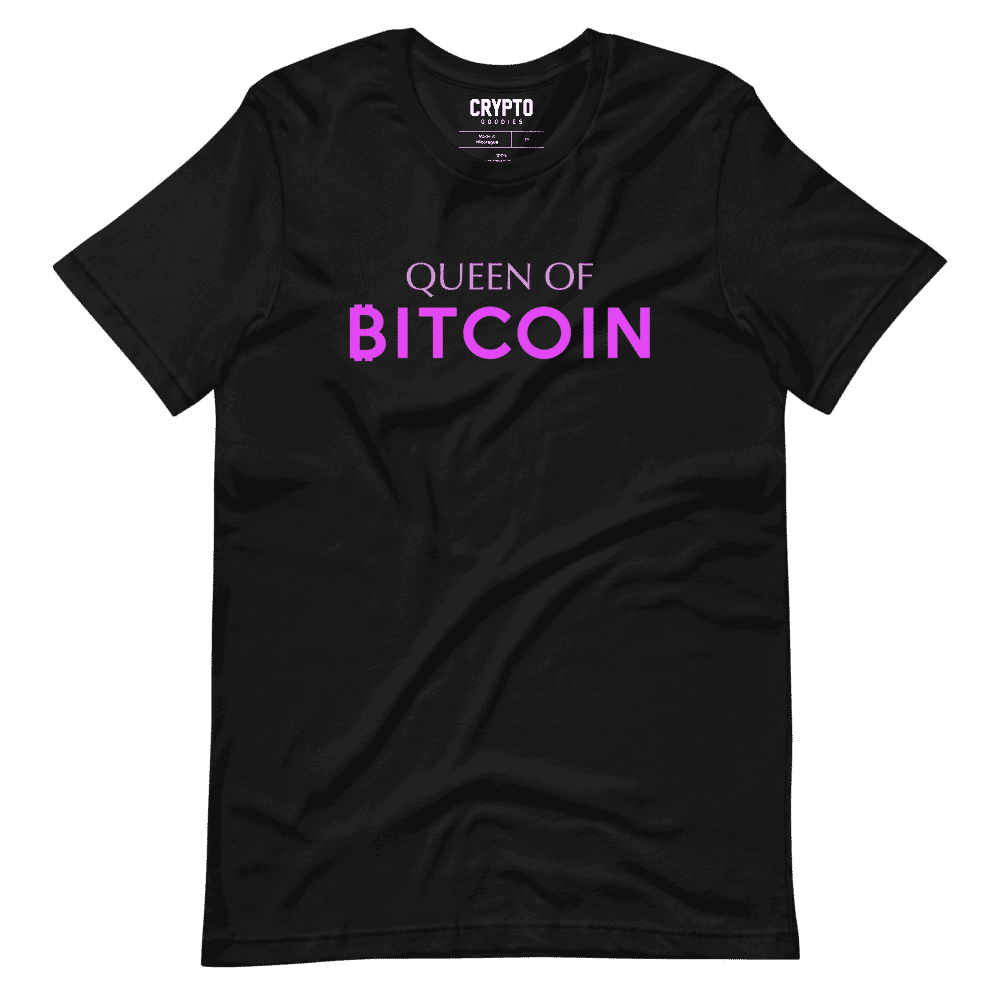 unisex staple t shirt black front 619568a97b1a8 - Queen of Bitcoin T-Shirt