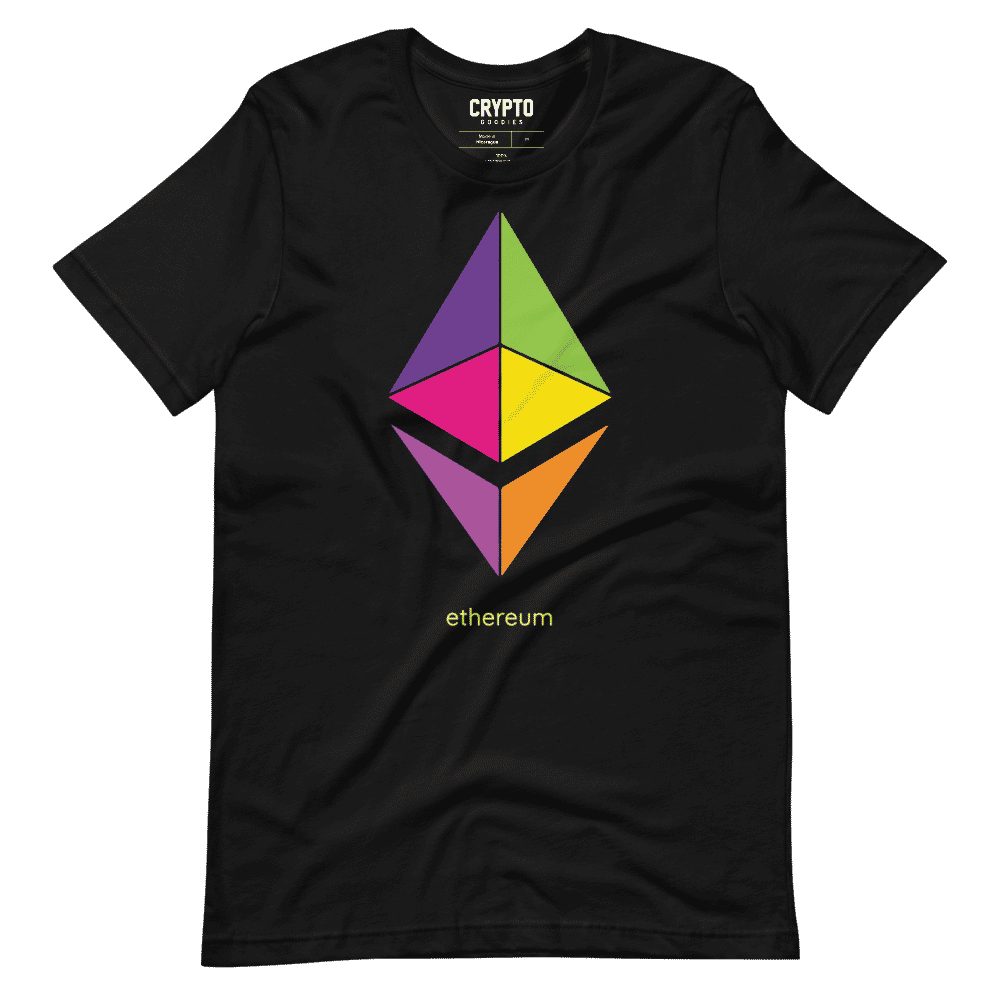 unisex staple t shirt black front 61956caa7d85c - Ethereum Colourful Logo T-Shirt