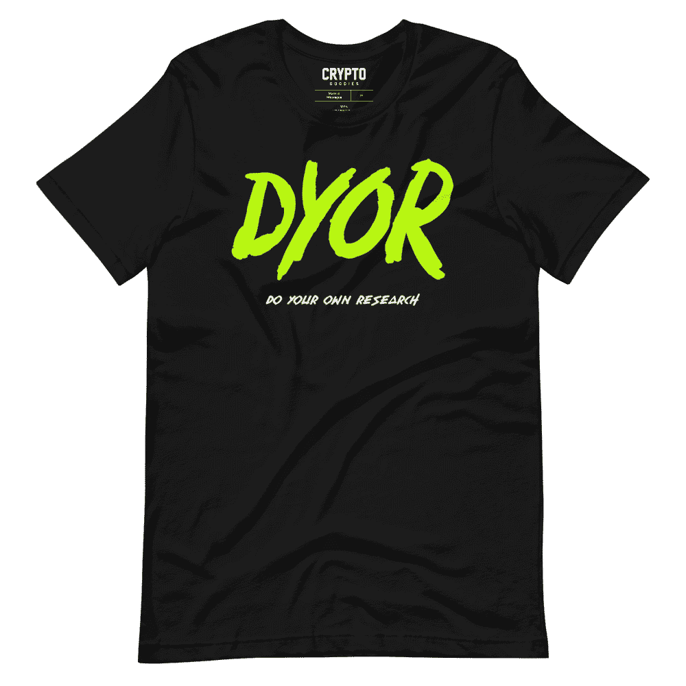 unisex staple t shirt black front 61956d5033ecf - DYOR (Do Your Own Research) T-Shirt