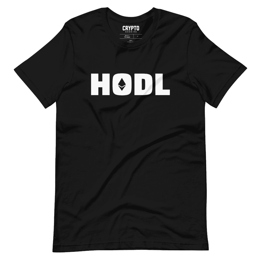 unisex staple t shirt black front 61957693afe59 - HODL Ethereum T-Shirt