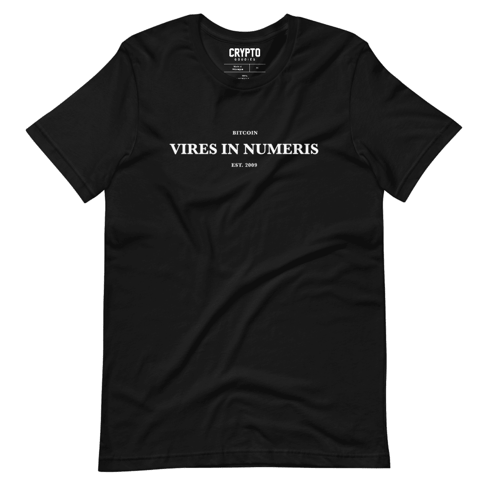 unisex staple t shirt black front 61957dcd4ac5a - Bitcoin x Vires In Numeris T-Shirt
