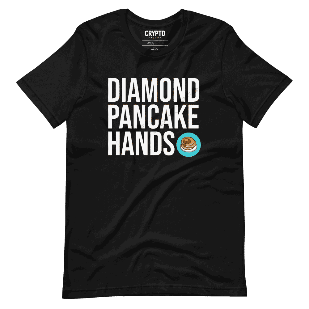 unisex staple t shirt black front 61957e0132257 - Diamond Pancake Hands T-Shirt