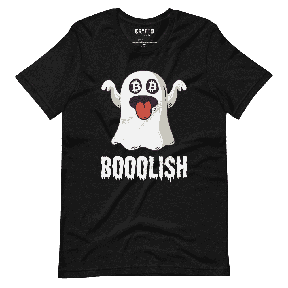 unisex staple t shirt black front 61958aad4a181 - Booolish x Bitcoin Halloween T-Shirt