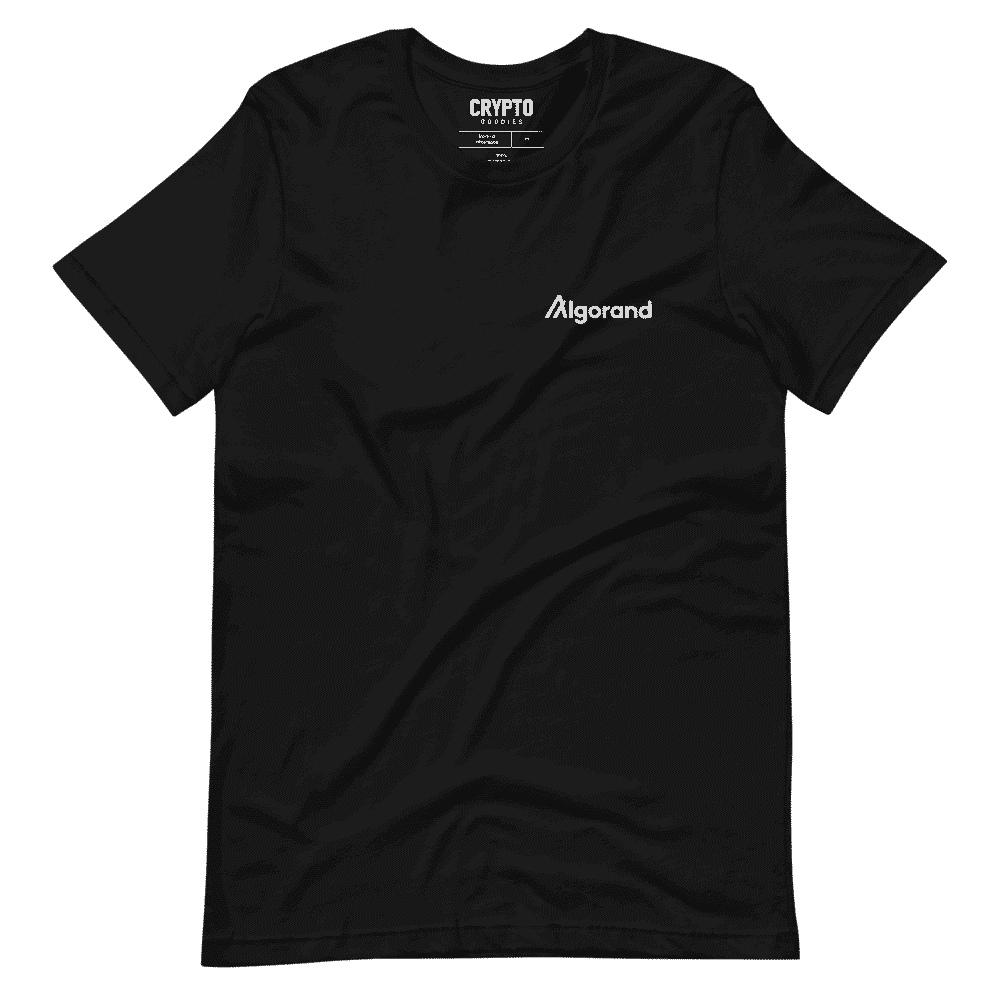 unisex staple t shirt black front 61958c044f0bb - Algorand Small Logo Black T-Shirt