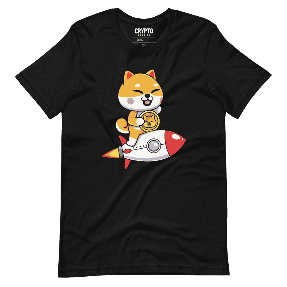 unisex staple t shirt black front 61958d1bc79ba - Shiba Inu to the Moon T-Shirt