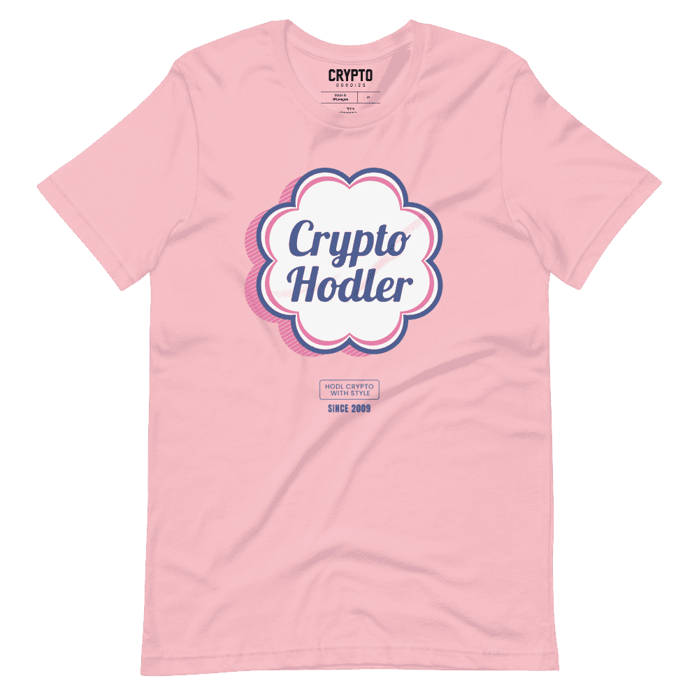 unisex staple t shirt pink front 61957b9dd1dd5 - Crypto Hodler (Pink) T-Shirt