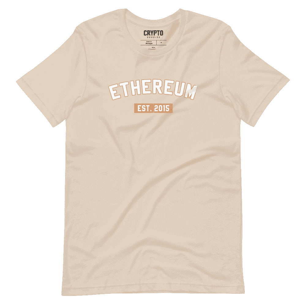 unisex staple t shirt soft cream front 61956b15bd7a1 - Ethereum Est. 2015 T-Shirt