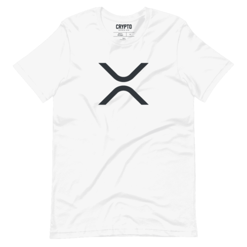 unisex staple t shirt white front 6195326cf30c8 - XRP (Ripple) Cryptocurrency Symbol T-Shirt