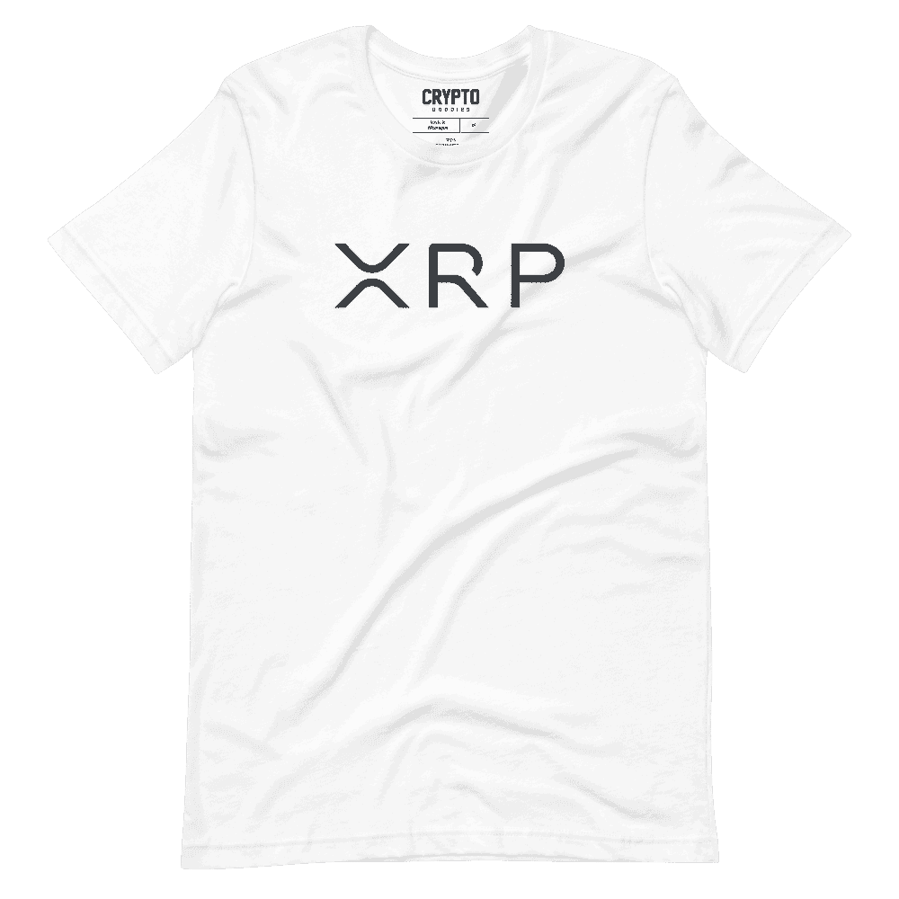 unisex staple t shirt white front 6195353d5bdda - XRP (Ripple) Cryptocurrency Symbol V2 T-Shirt