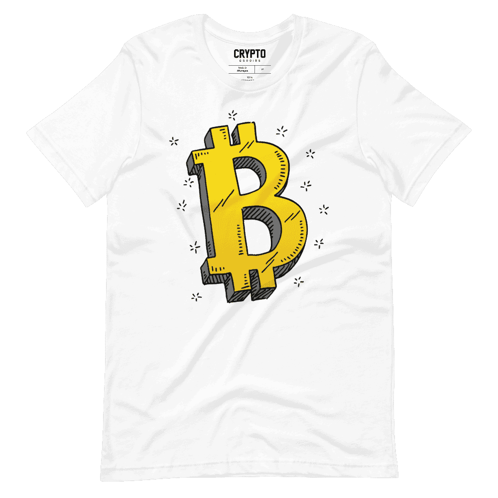 unisex staple t shirt white front 61953d60d281f - Bitcoin Sketch T-Shirt