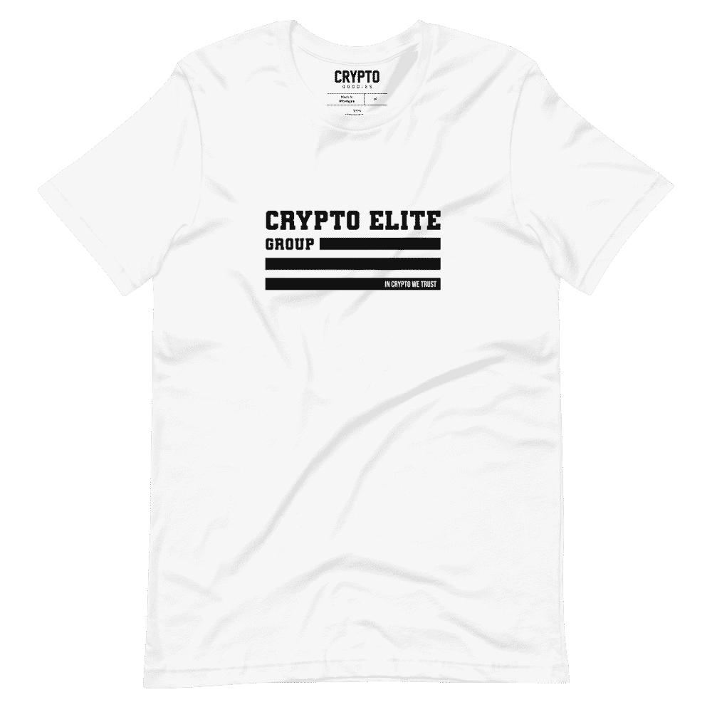 unisex staple t shirt white front 619543c89fe54 - Crypto Elite Group T-Shirt