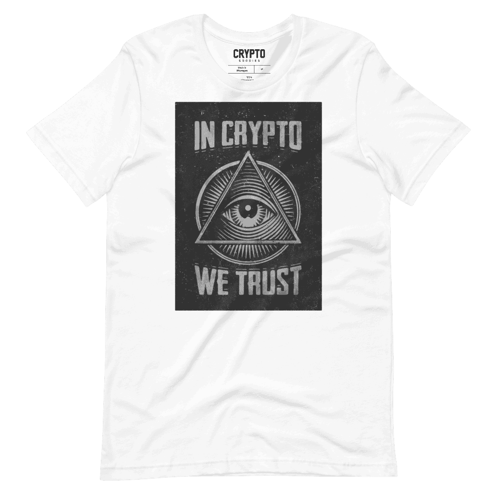 unisex staple t shirt white front 619549bd83ed5 - In Crypto We Trust T-Shirt