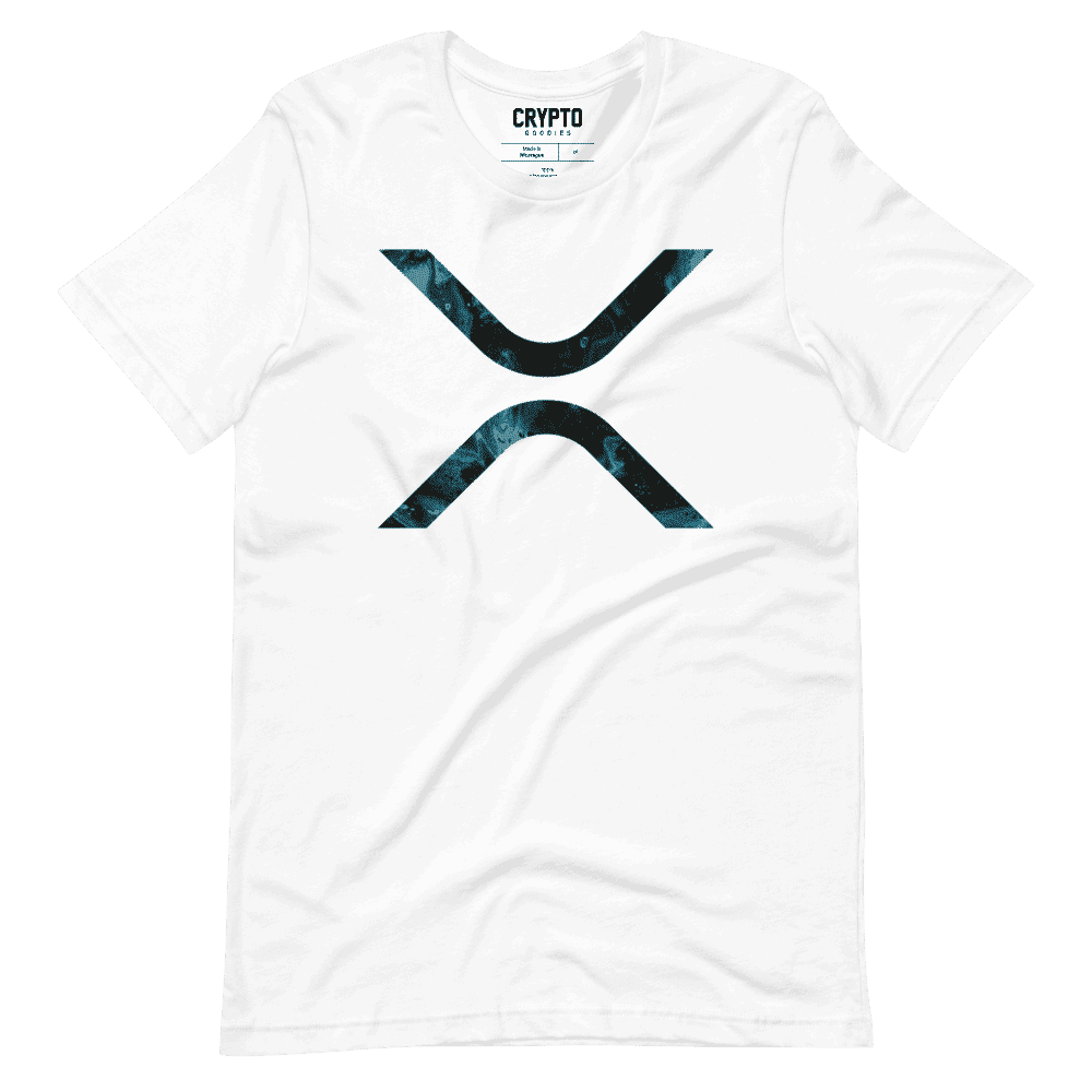 unisex staple t shirt white front 6195679ee0681 - XRP Logo Abstract T-Shirt