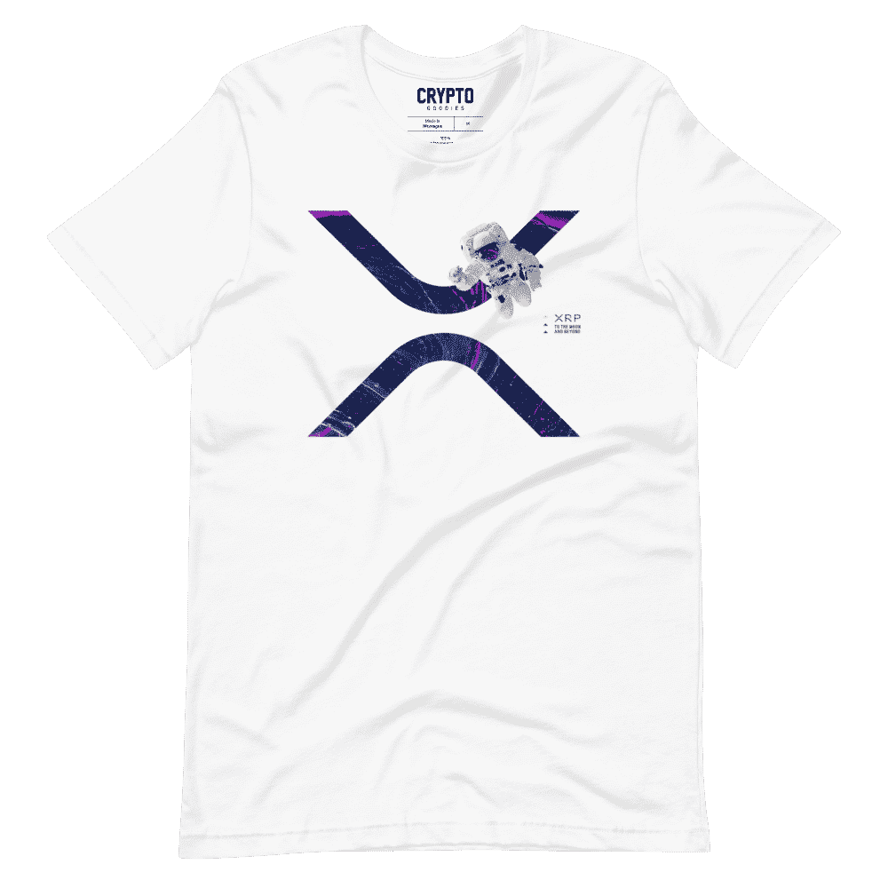 unisex staple t shirt white front 619567f1d4845 - XRP to the Moon T-Shirt