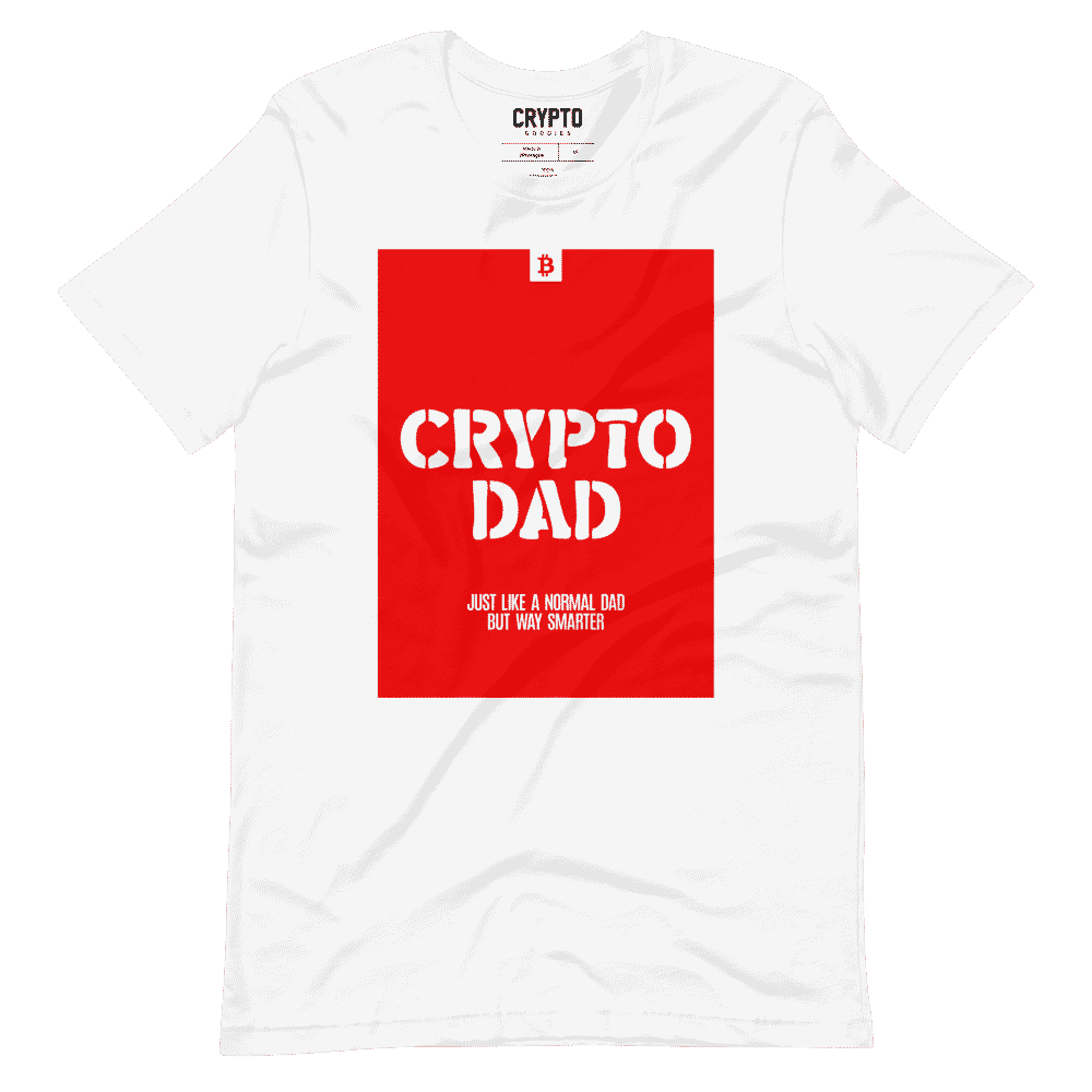 unisex staple t shirt white front 61957300c3361 - Crypto Dad T-Shirt
