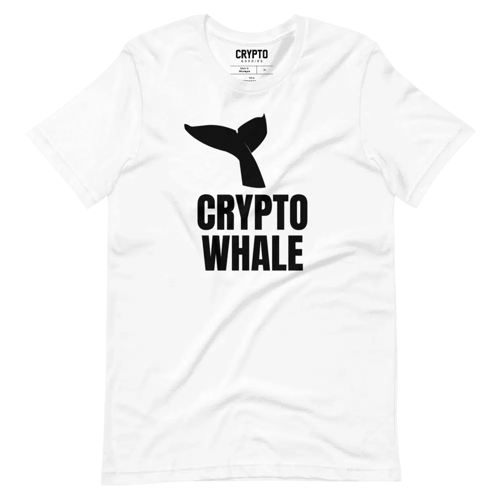 unisex staple t shirt white front 6195736cc1df0 - Crypto Whale T-Shirt