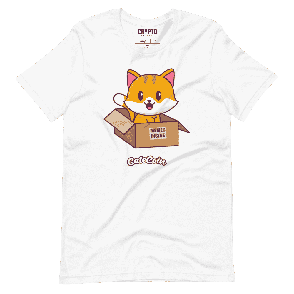 unisex staple t shirt white front 619577251f4ea - CateCoin x Memes Inside T-Shirt