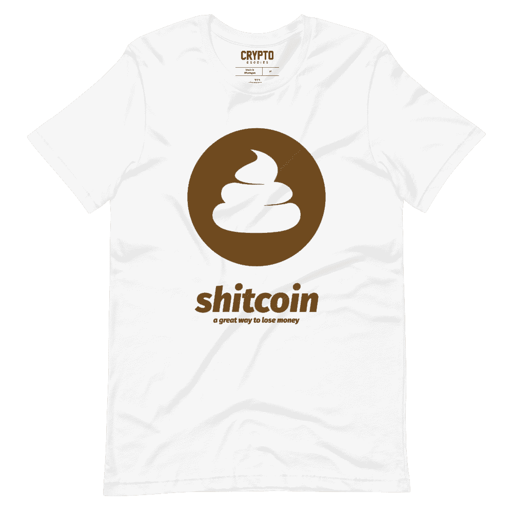 unisex staple t shirt white front 61957fba70a60 - Shitcoin T-Shirt