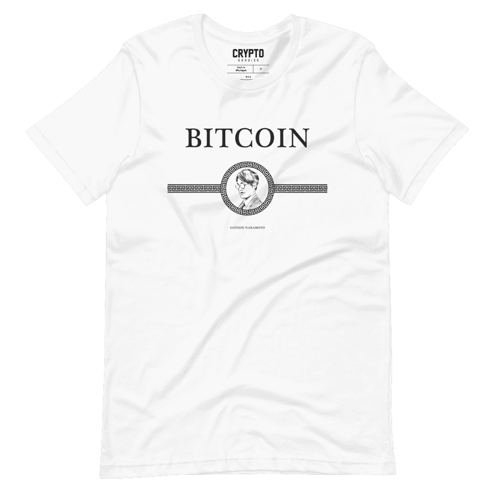 unisex staple t shirt white front 61958763d60c6 - Bitcoin x Satoshi Nakamoto Fashion T-Shirt