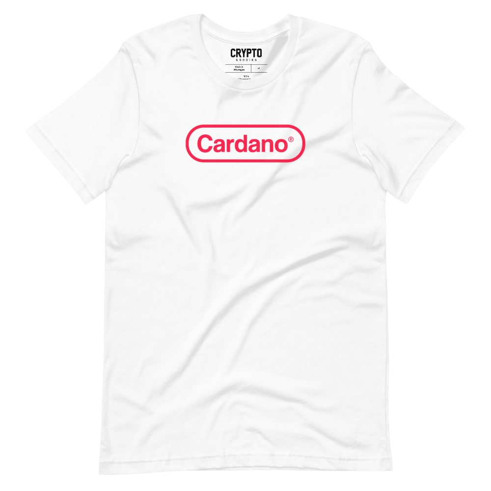unisex staple t shirt white front 6195878d9eca7 - Cardano (RED) T-Shirt