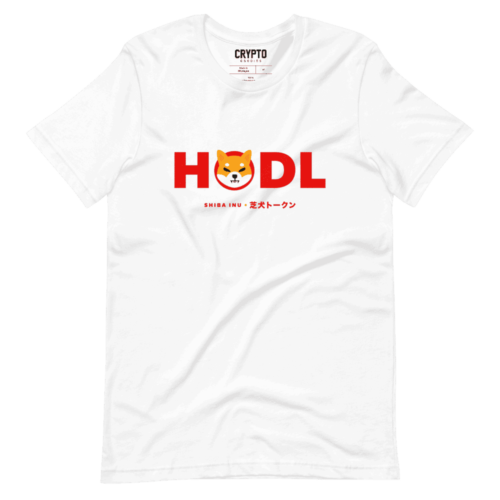 unisex staple t shirt white front 61958b7503e30 - HODL Shiba Inu T-Shirt