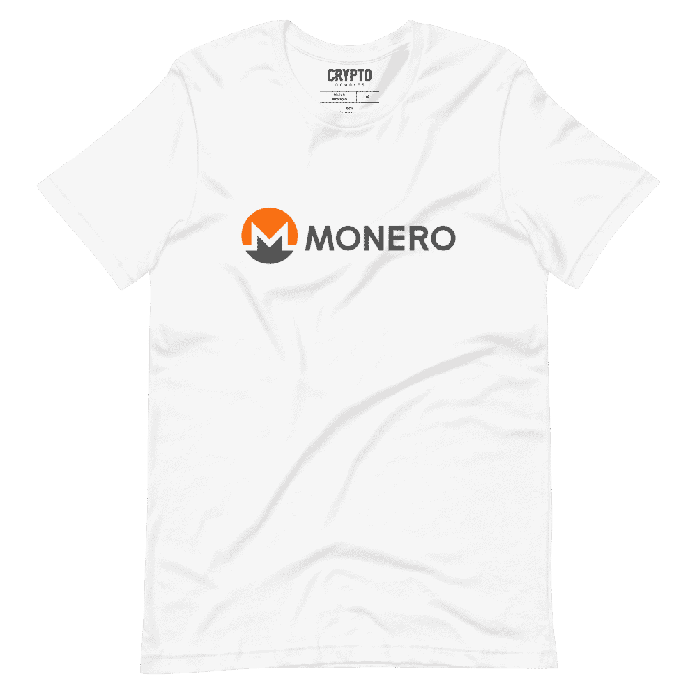 unisex staple t shirt white front 61958db4402d6 - Monero T-Shirt