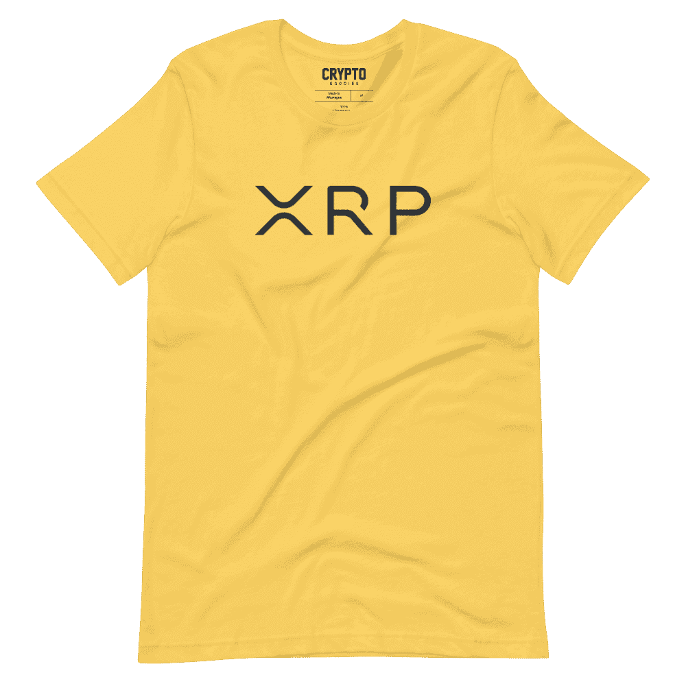 unisex staple t shirt yellow front 619534bed42fa - XRP (Ripple) Cryptocurrency Symbol V2 T-Shirt